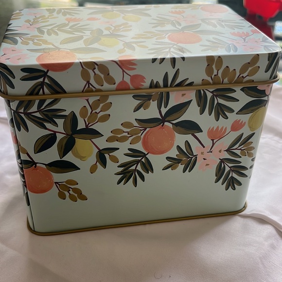 Rifle Paper Co Recipe Tin- Florida Orange Grove Print - Picture 3 of 6
